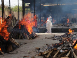 India Catatkan Kematian Harian Covid-19 Tertinggi di Dunia