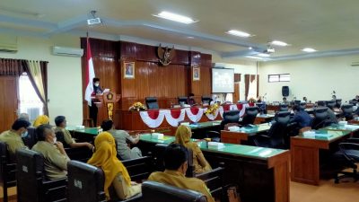 Rapat paripurna di Gedung DPRD Trenggalek/Foto: Herman