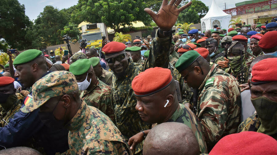 Letnan Kolonel Doumbouya, pimpinan perwira militer yang melakukan kudeta terhadap Presiden Guinea/Foto: AFP