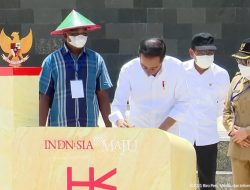 Usai Resmikan Dua Bendungan Nasional, Jokowi Harap Sektor Pertanian Makin Produktif