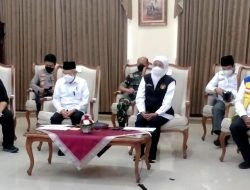 Ma’ruf Amin Bersama Gubernur Jatim Gelar Video Conference Pantau Penanganan Pengungsi Semeru