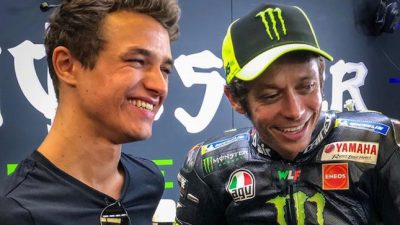 Pembalap F1 Lando Norris Ajak Valentino Rossi Duet Balap Mobil