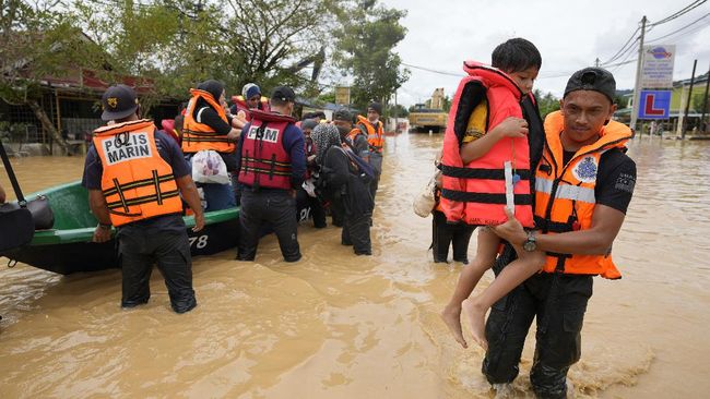 Enam Negara Bagian di Malaysia Terkena Banjir, 14 Ribu Orang Mengungsi