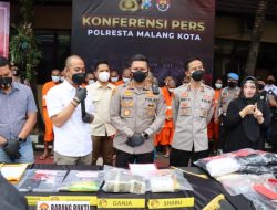 Satresnarkoba Polresta Malang Bongkar Kasus Peredaran Narkoba 2,5 Kg