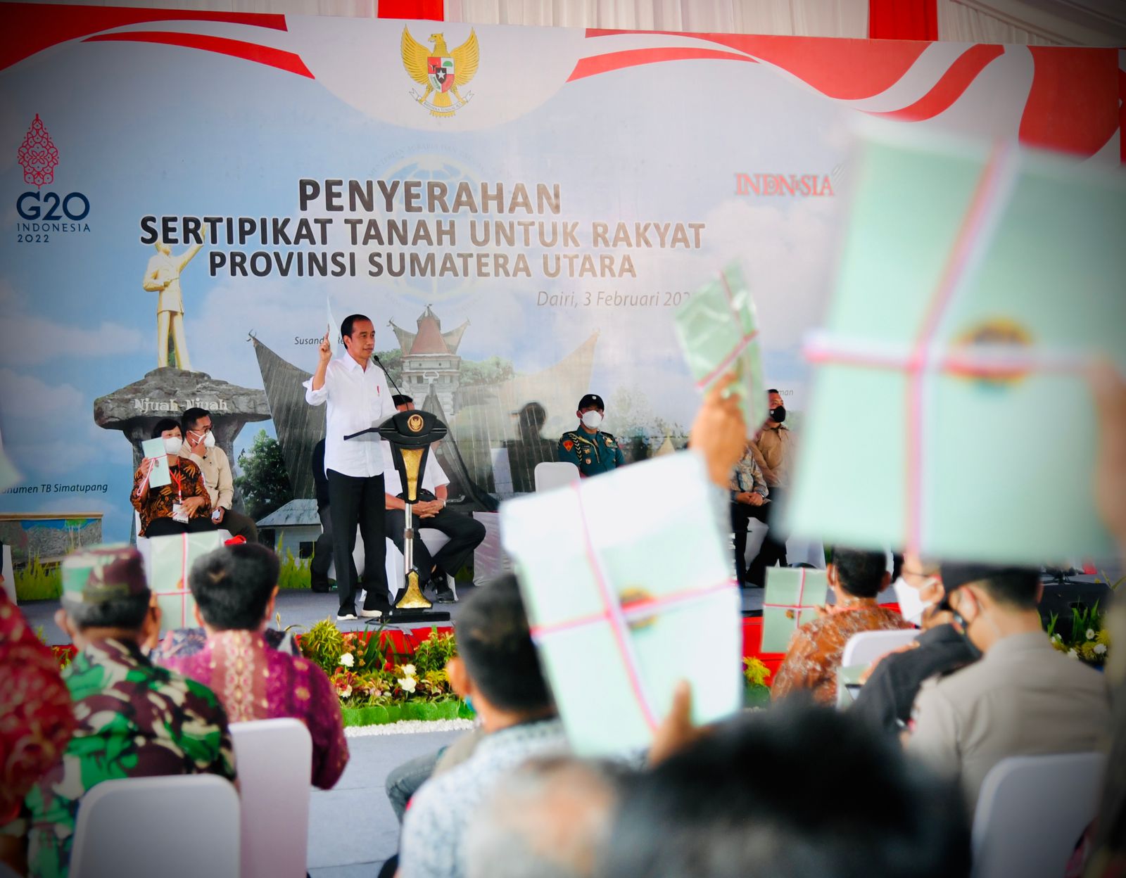 Presiden Jokowi Tekankan Pentingnya Sertifikat Tanah Bagi Pemilik Tanah