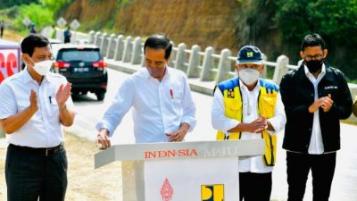 Kunjungan Ke Sumut, Presiden Jokowi Resmikan Jalan Bypass Balige