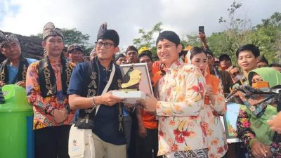 Sandiaga Uno Tinjau Desa Wisata Watu Kandang, Trenggalek