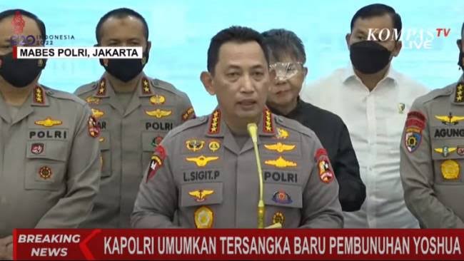 BREAKING NEWS! Irjen Ferdy Sambo Ditetapkan Jadi Tersangka, Terancam Hukuman Mati