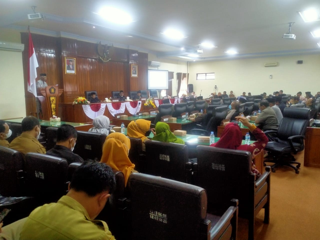 DPRD Trenggalek Gelar Rapat Paripurna PU Fraksi Terhadap Raperda APBD 2023