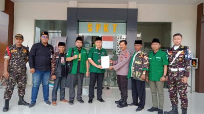 Faizal Assegaf Dilaporkan Ke Polres Oleh GP Ansor Trenggalek