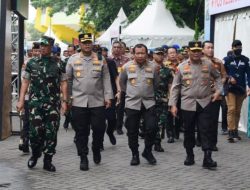 Kapolda Jatim Tinjau Lokasi Peringatan Satu Abad NU Di GOR Sidoarjo