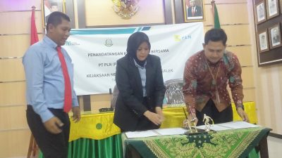 PT PLN UP3 Ponorogo dan Kejari Trenggalek Gelar MoU Kesepakatan Bersama