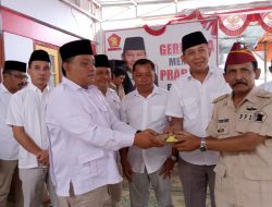 Ultah Gerindra Ke-15 di Trenggalek Ditutup Dengan Potong Tumpeng dan Pembagian Hadiah Paket Sembako