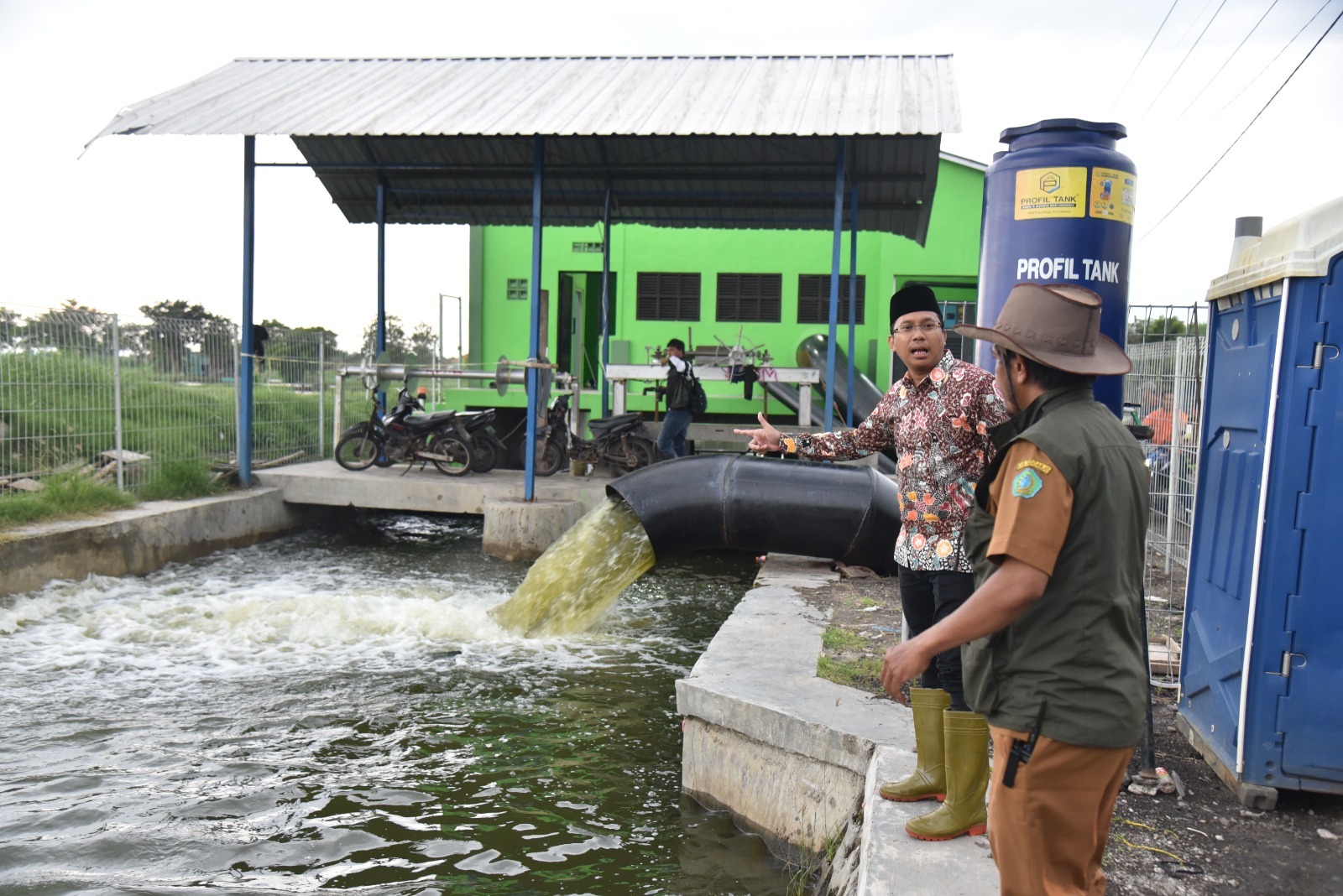 Soal Genangan Banjir di 4 Desa, Bupati Muhdlor Minta Pompa Air Bekerja 24 Jam