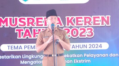 Bupati Arifin: Ada 3 Hal Sasaran Pembangunan Trenggalek di Tahun 2024