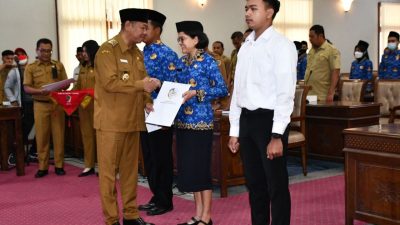 Wabup Tulungagung Sunu Lantik Sejumlah ASN dan CPNS