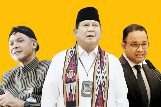 Hasil Survei Polstat: Prabowo Memimpin, Ganjar dan Anies Berada di Bawahnya