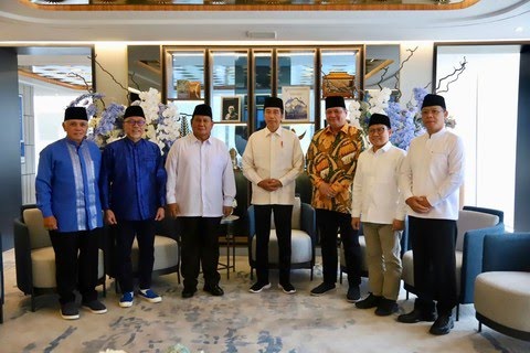 Pertemuan Jokowi dengan Ketum Parpol Koalisi di Istana, NasDem Absen