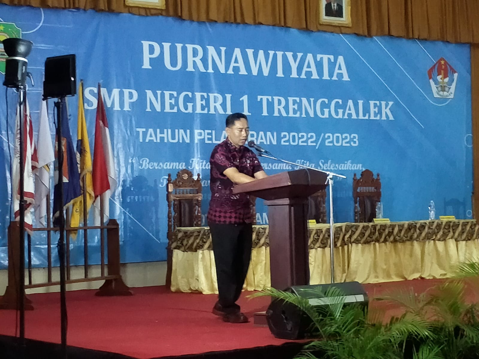 Purnawiyata SMPN 1 Trenggalek, Disdikpora Trenggalek: Pendidikan Adalah Senjata Paling Ampuh Mengubah Dunia