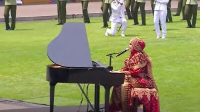 Meriahnya HUT Ke-78 RI: Putri Ariani Mengguncang Istana dengan Lagu Rungkad