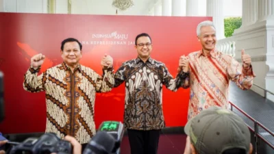 Survei Elektabilitas Pilpres 2024 LSI Denny JA: Prabowo Teratas Disusul Ganjar dan Anies