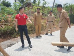 Bupati Arifin Tinjau Pembangunan Jalan Simpang Lima Kasrepan-Sukokidul