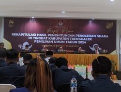 KPU Trenggalek Gelar Rapat Pleno Rekapitulasi Hasil Pemilu 2024 Tingkat Kabupaten