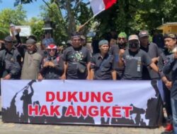 Formaspede Gelar Aksi Damai Di Depan Gedung DPRD Tulungagung, Tuntut Pelaksanaan Hak Angket