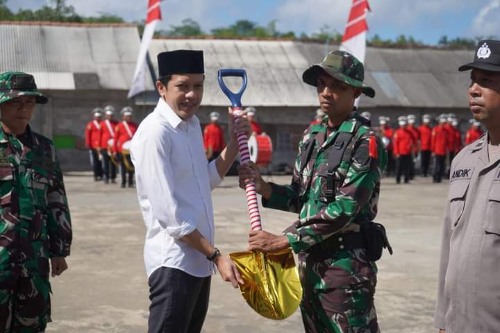 Gelar Apel Bersama, Wabup Syah Buka TMMD Ke-120