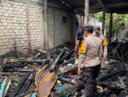 Rumah Milk Warga Lamongan Ludes Terbakar Saat Ditinggal Pemiliknya Bekerja