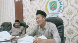 Pranoto (kanan) ketua komisi III DPRD Trenggalek