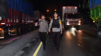 Operasi Penyekatan Pengesahan Warga Baru PSHT, Polres Lamongan Amankan 47 Pelaku Konvoi dan Tilang 85 Motor