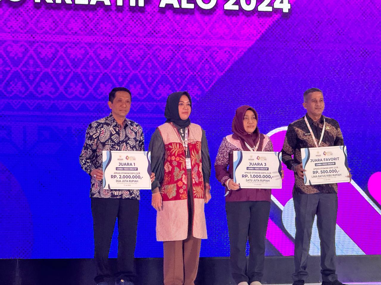 Pemkab Trenggalek Raih Juara 1 Lomba Video Kreatif di APKASI Otonomi Expo 2024