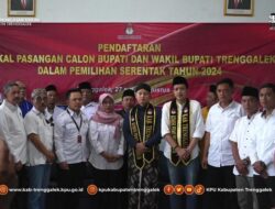 Mas Ipin dan Syah Natanegara Resmi Daftarkan Diri Sebagai Bakal Pasangan Calon Bupati dan Wakil Bupati Trenggalek 2024