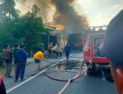 Bus Medali Mas Jurusan Malang – Jakarta Terbakar di Lamongan, Begini Kronologi dan Nasib Penumpangnya