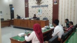 foto: Rakor Bapemperda dan TAPD di gedung DPRD Trenggalek