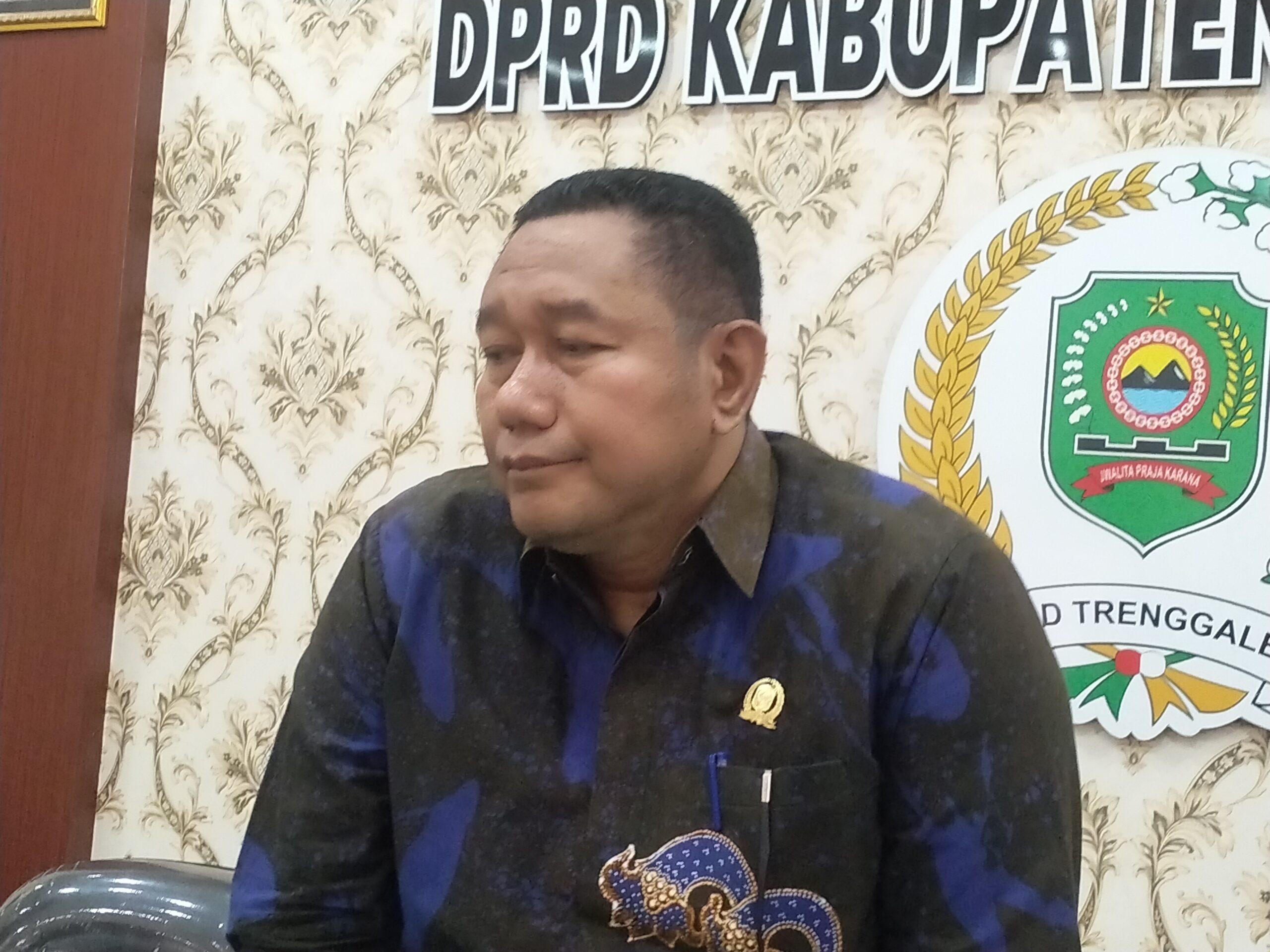 foto : Mugianto Ketua Komisi II DPRD Trenggalek