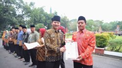 Peringati Harkopnas, Bupati Arifin Launching 157 Koperasi Merah Putih