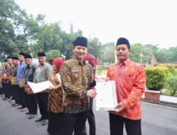 Peringati Harkopnas, Bupati Arifin Launching 157 Koperasi Merah Putih