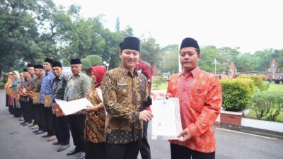 Peringati Harkopnas, Bupati Arifin Launching 157 Koperasi Merah Putih
