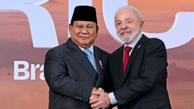 Prabowo di acara BRICS