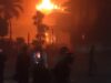 Demo Aksi Solidaritas di Kediri Ricuh, Kendaraan di Polres Dan Gedung DPRD Dibakar