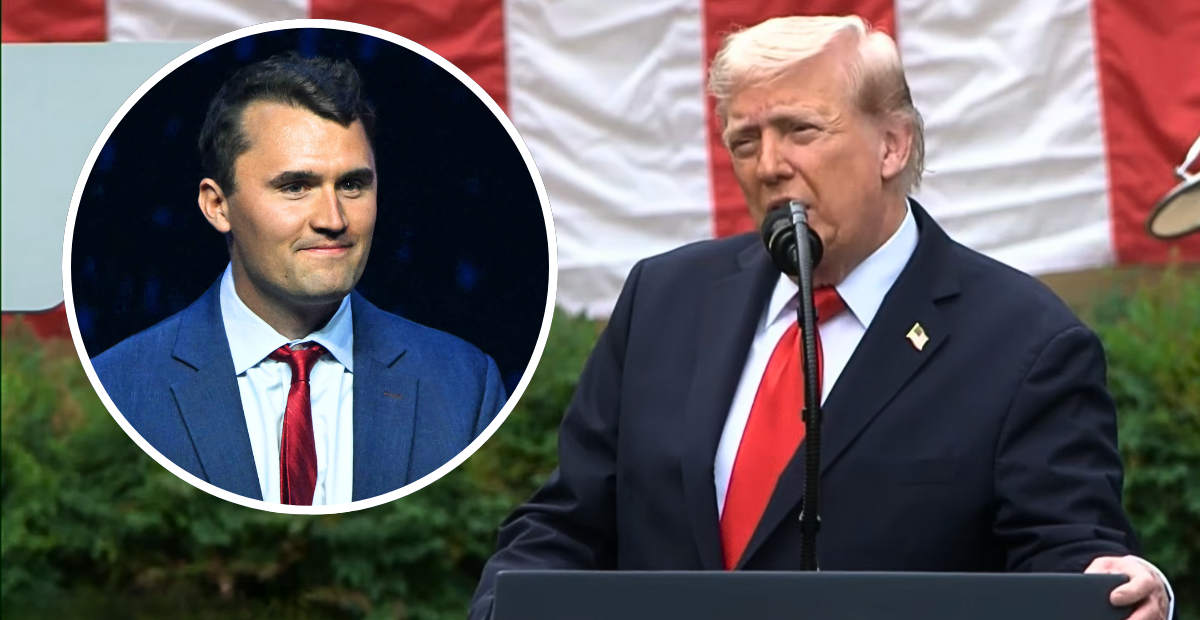 Donald Trump dan Charlie Kirk