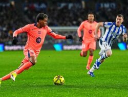 Liga Spanyol, Barca Tumbang Dikandang Real Sociedad