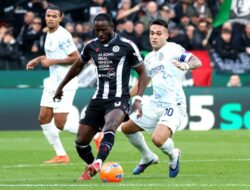 Liga Italia, Nerrazurri Curi Poin Penuh Dikandang Udinese