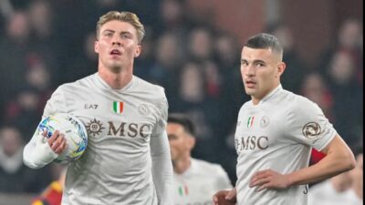 Liga Italia, Genoa Dibungkam Napoli 2-3, Tendangan Penalti Rasmus Hojlund Jadi Penentu Kemenangan.