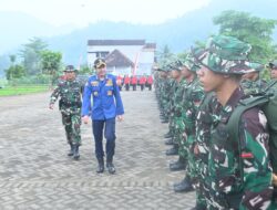 Wabup Syah Buka TMMD ke-108 di Lembah Kepuh Desa Sukorejo, Gandusari