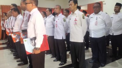 Bupati Arifin Lantik 8 Jabatan Pimpinan Tinggi Pratama dan Direktur PDAM Trenggalek