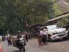 Tanah Longsor di KM 16 Jalan Raya Trenggalek-Ponorogo, Satu Unit Mobil Ringsek