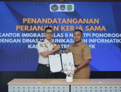 Tingkatkan Disemniasi dan Informasi, Dinas Kominfo Trenggalek Jalin Kerjasama Dengan Kantor Imigrasi Kelas II Non TPI Ponorogo